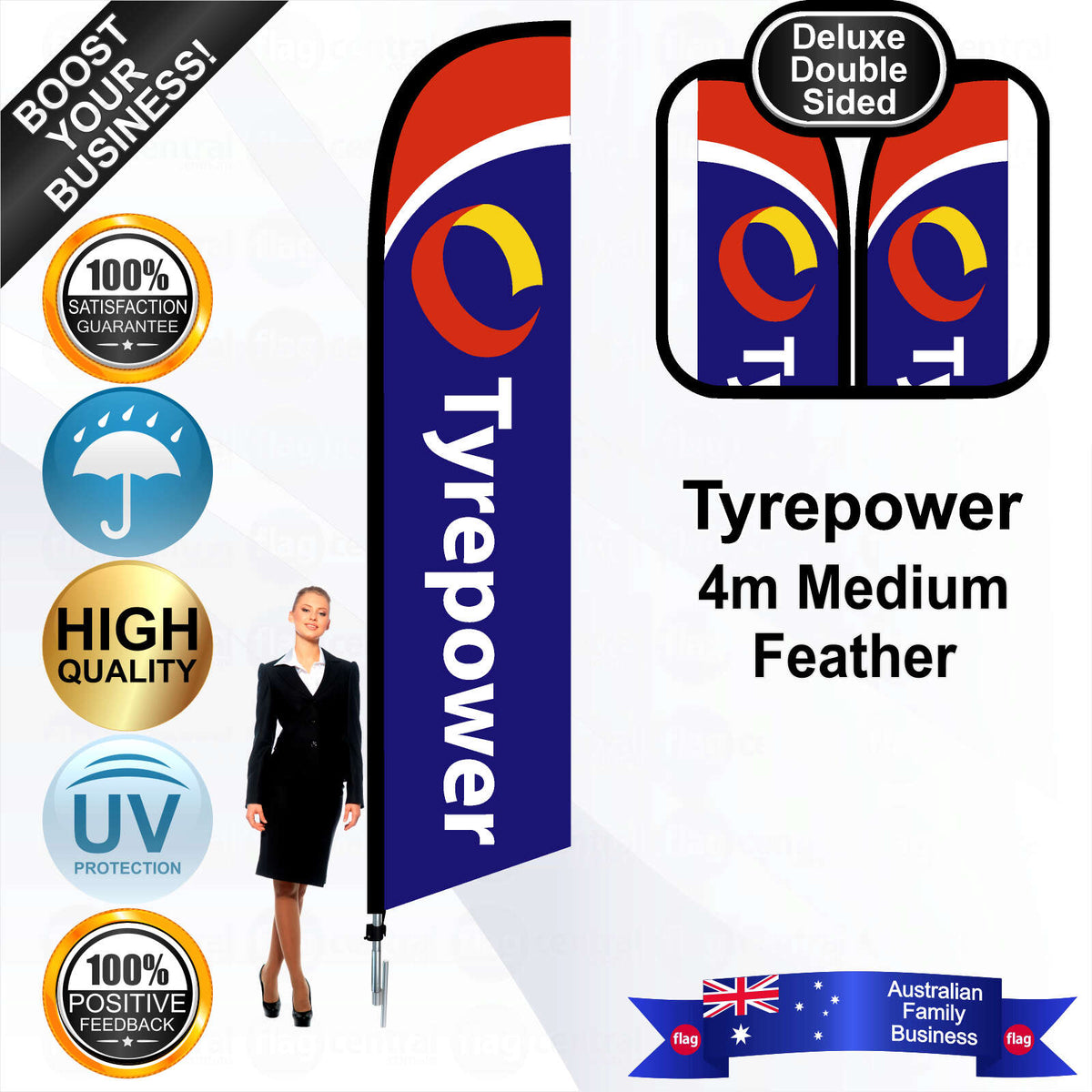 Tyrepower Feather Flag - Bundle