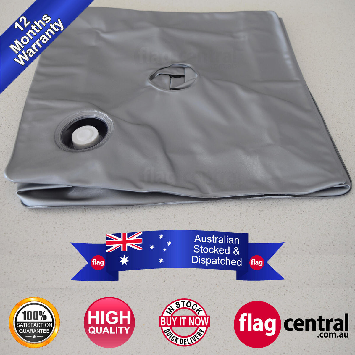 15kg Water Bag Square use with Cross and Plate Bases - Image 4
