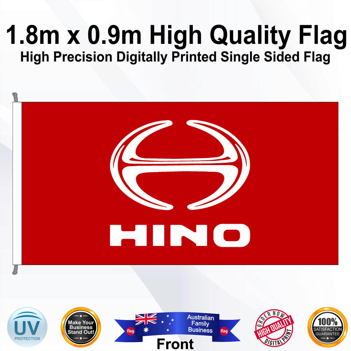 HINO Rectangle Flag - Front