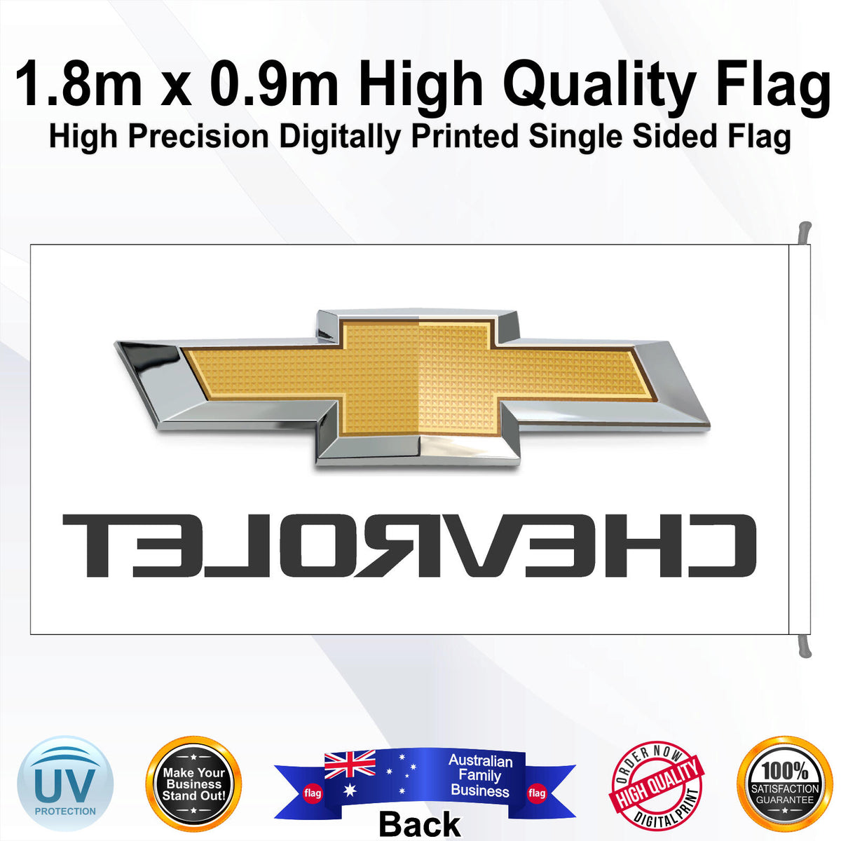 CHEVROLET Rectangle Flag - Rear
