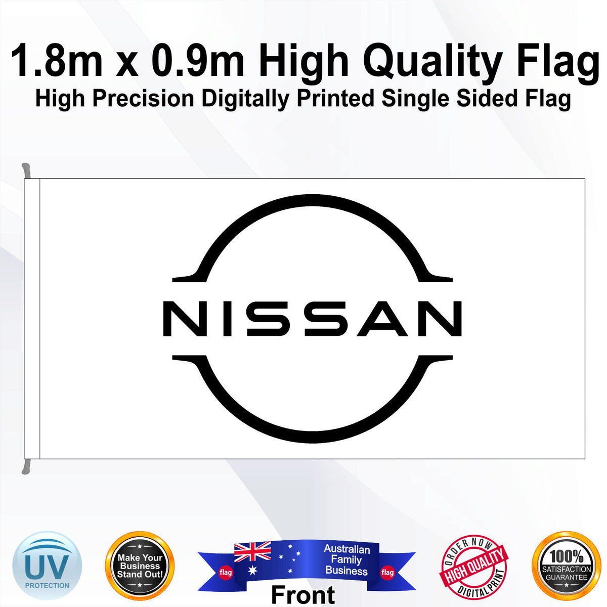NISSAN Rectangle Flag - Front