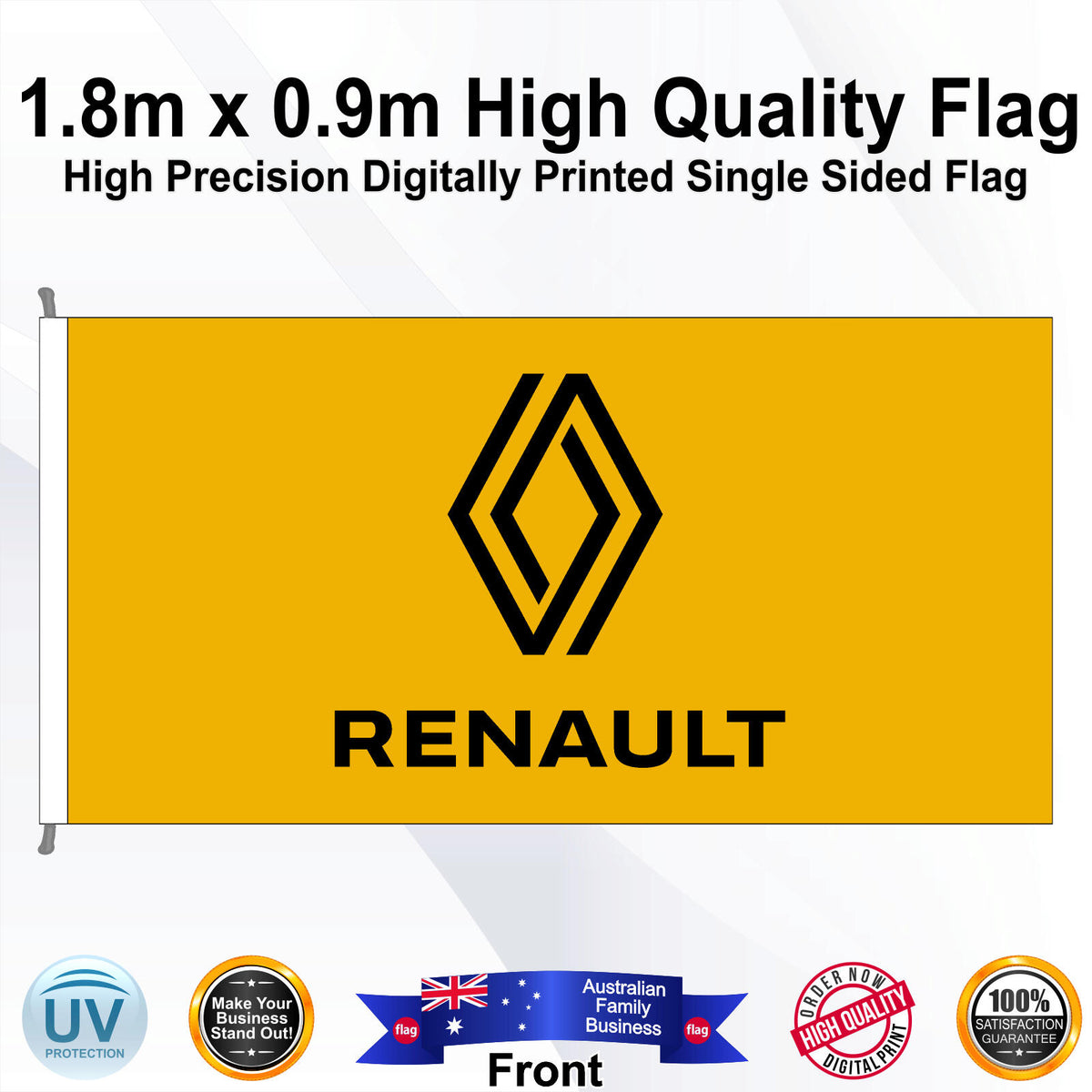 RENAULT Rectangle Flag - Front