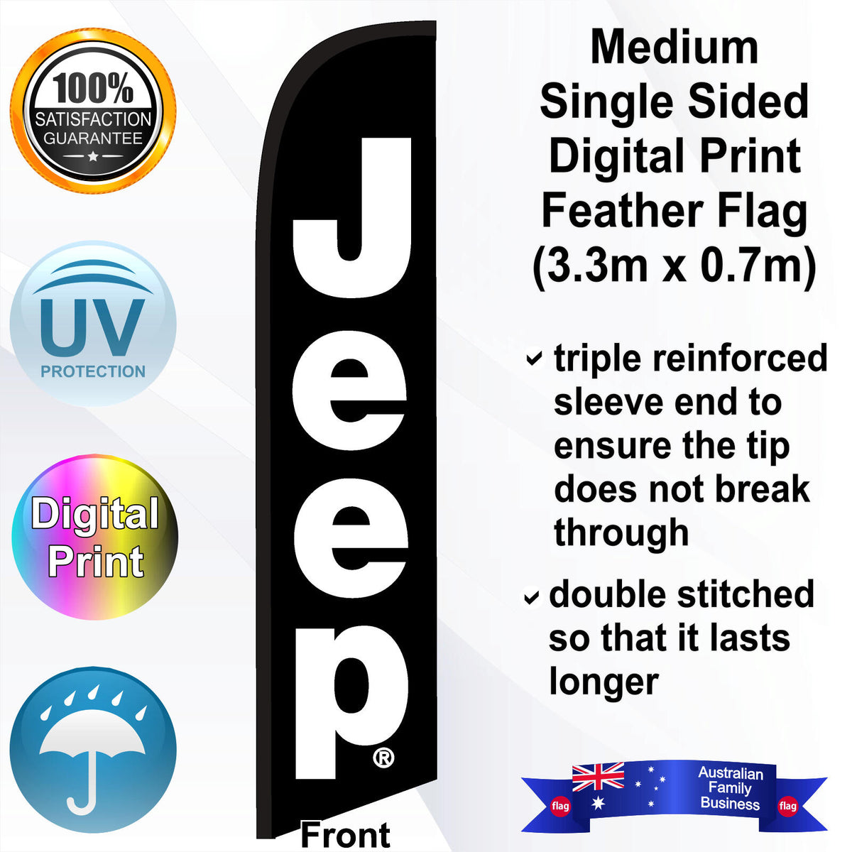 JEEP Feather Flag - Front