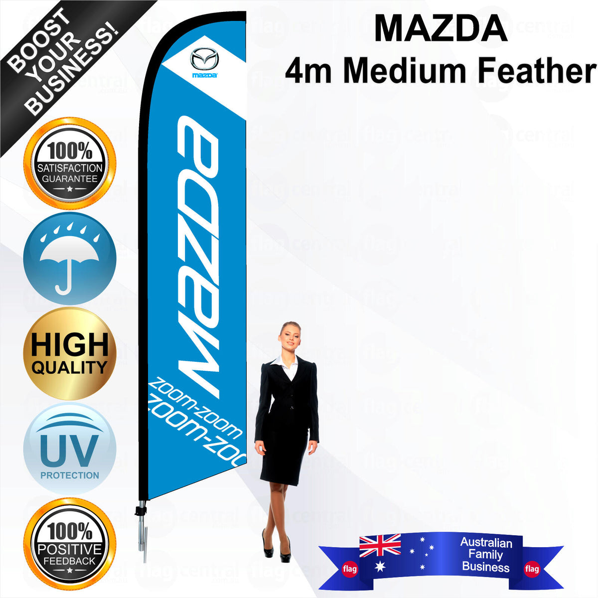 MAZDA Feather Flag - Bundle