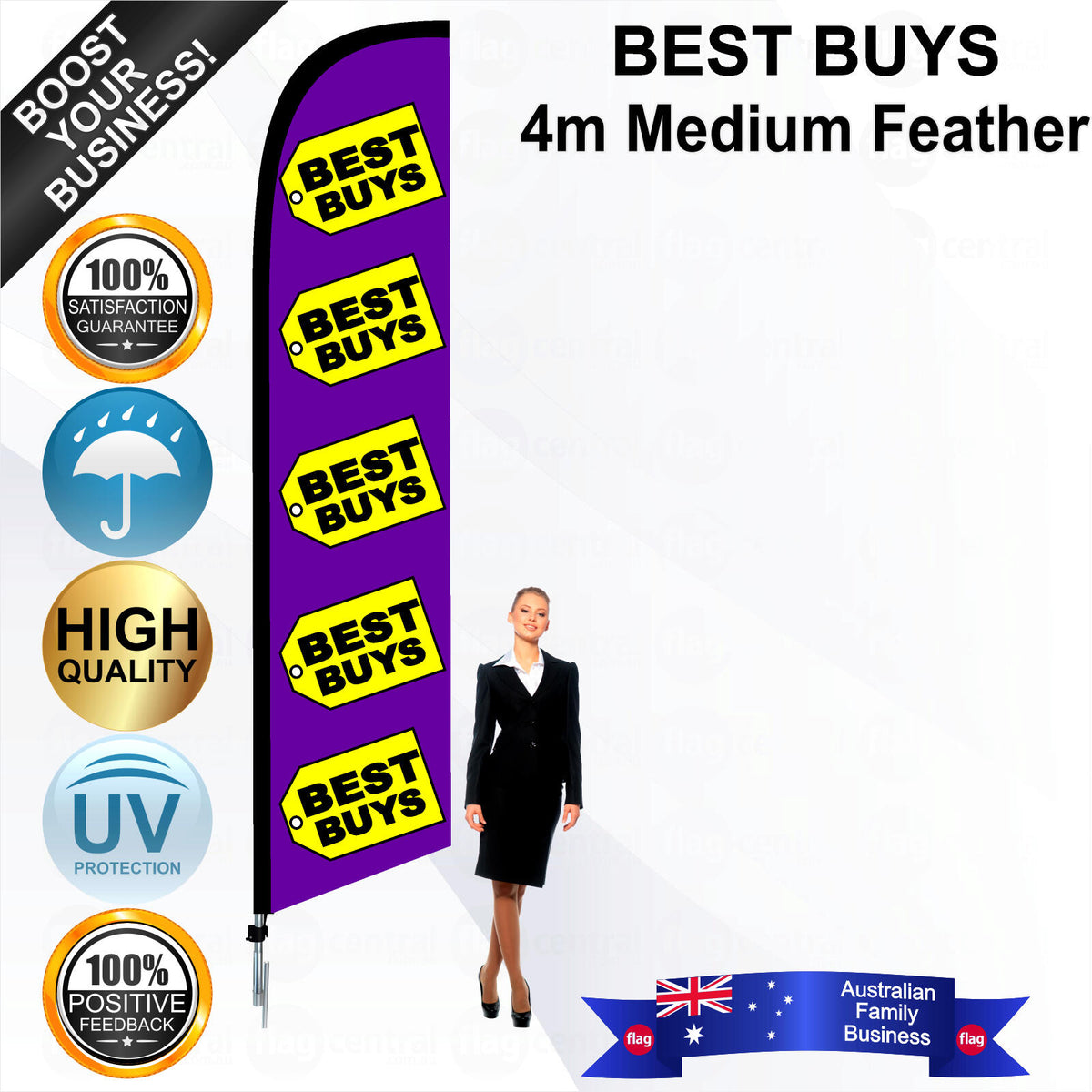 BEST BUYS Feather Flag - Bundle