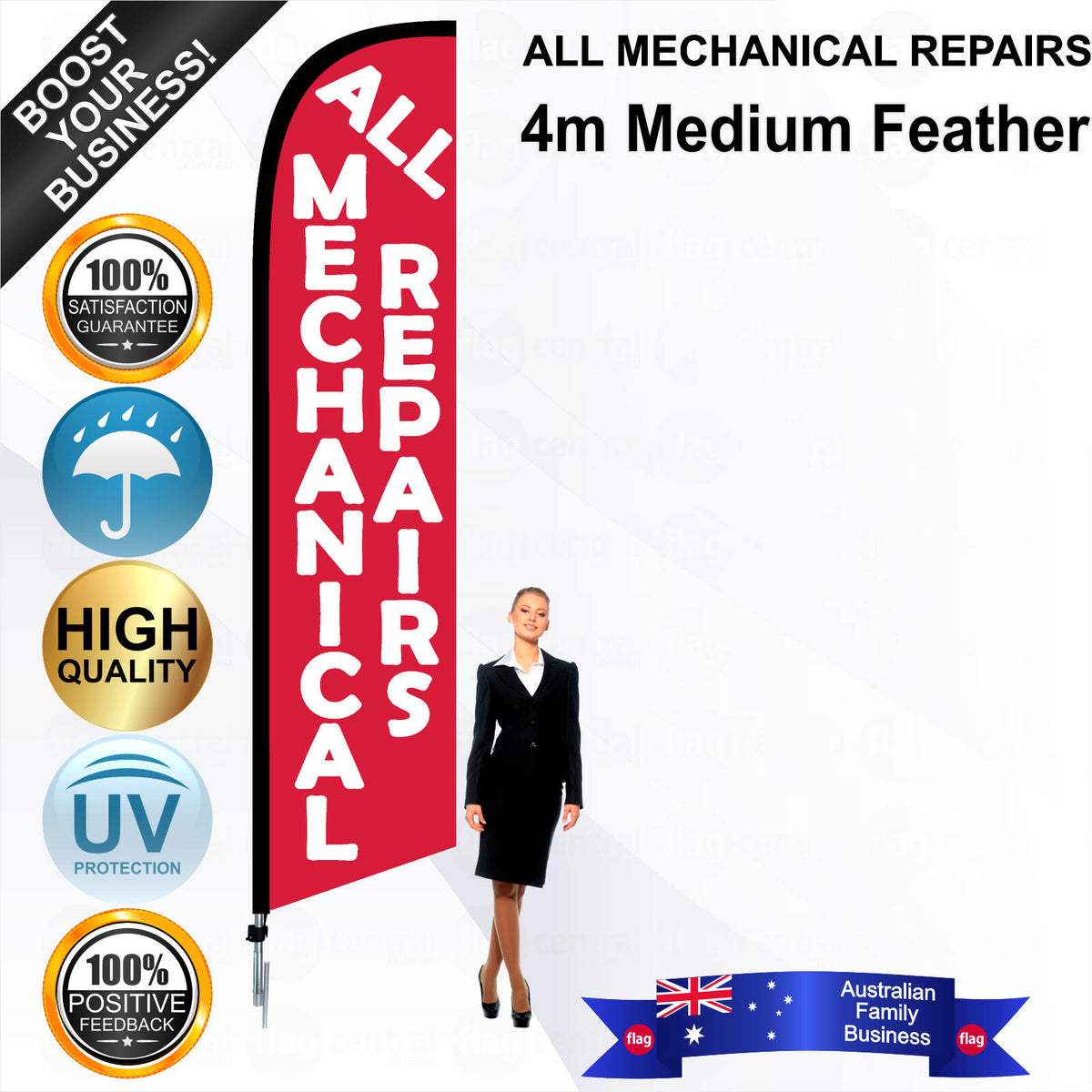 ALL MECHANICAL REPAIRS Feather Flag - Bundle
