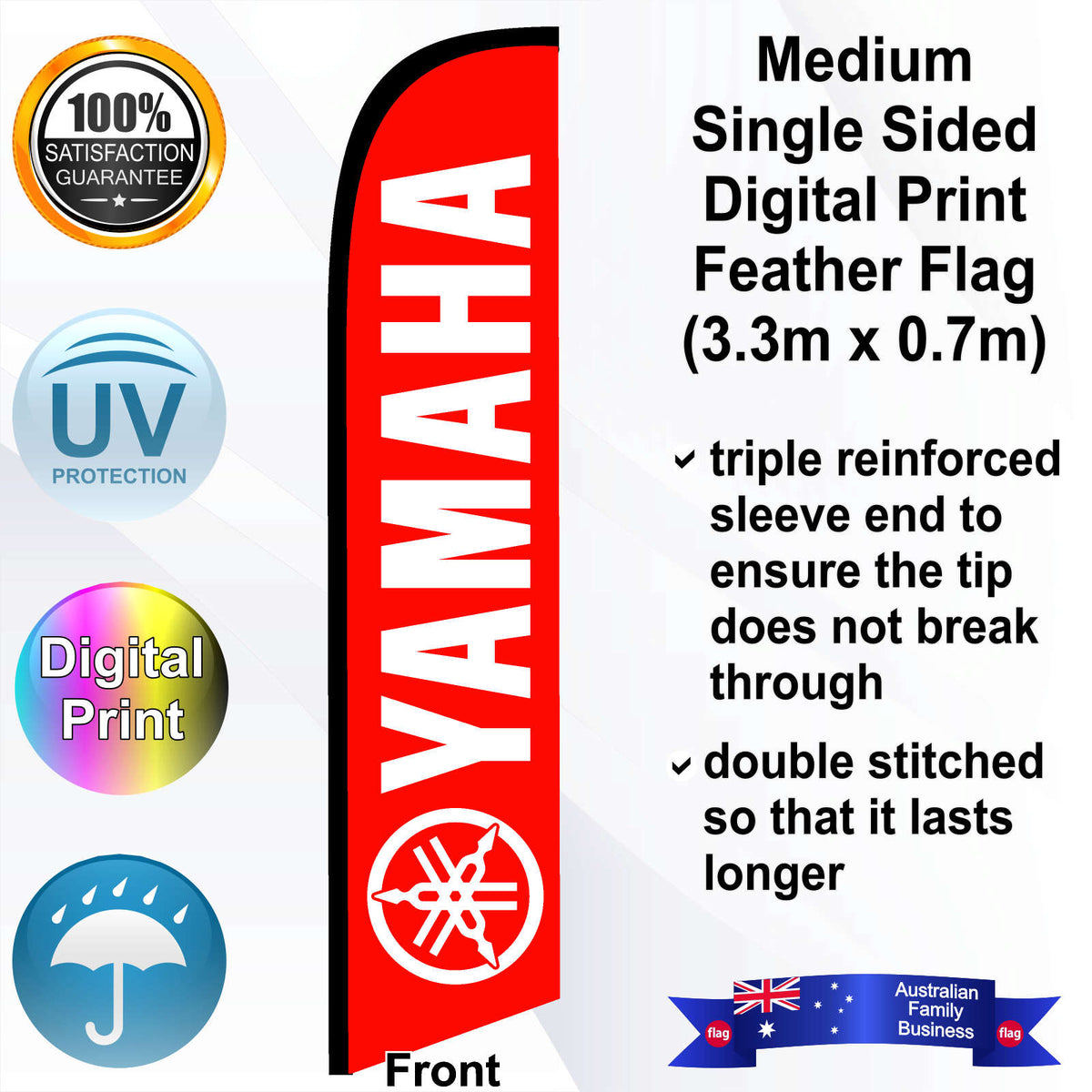 YAMAHA Feather Flag - Front