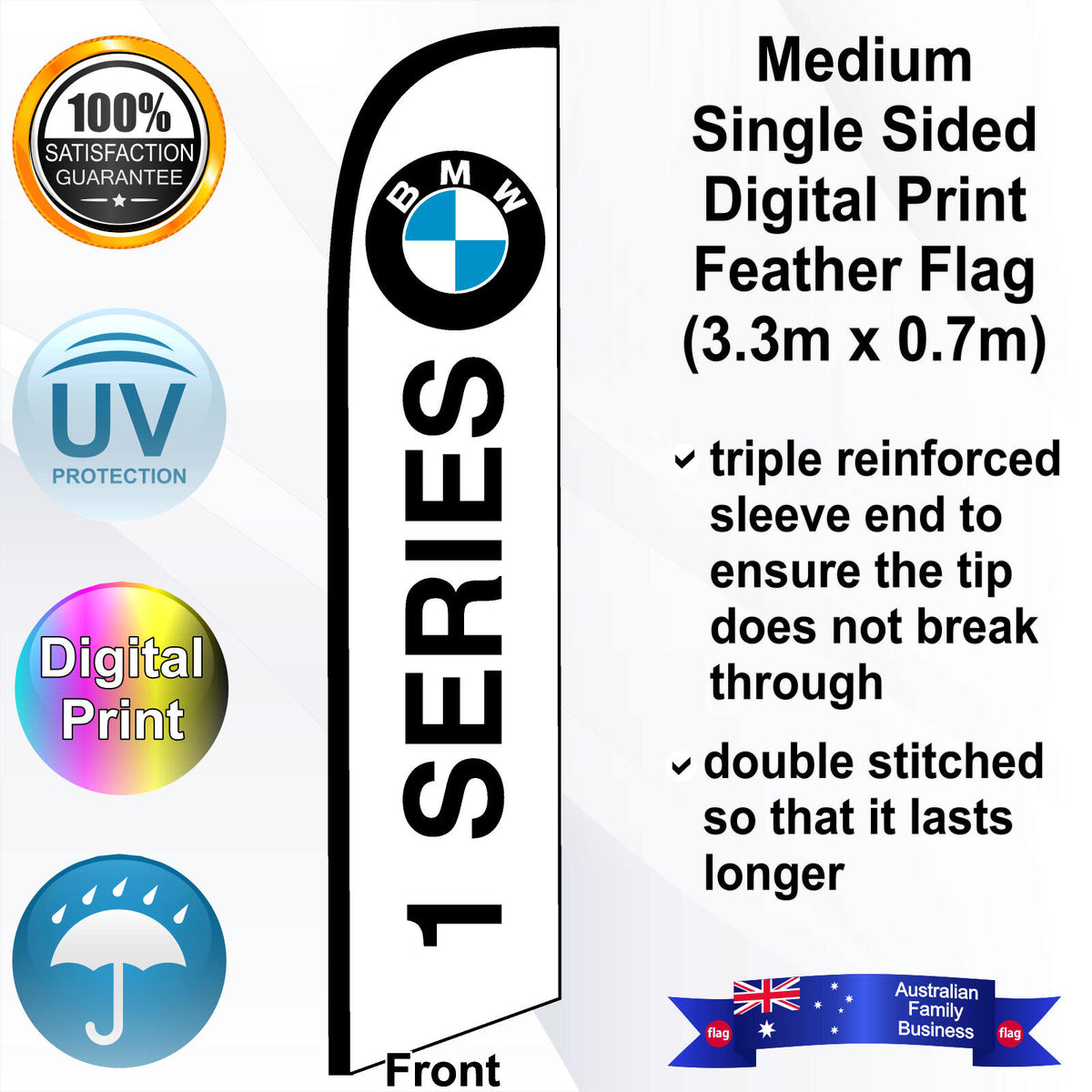 BMW 1 SERIES Feather Flag - Front