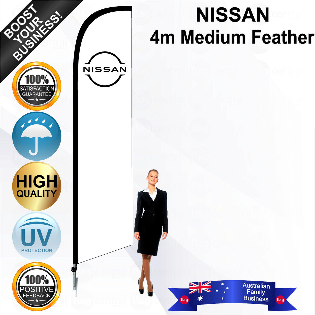 NISSAN Feather Flag - Bundle