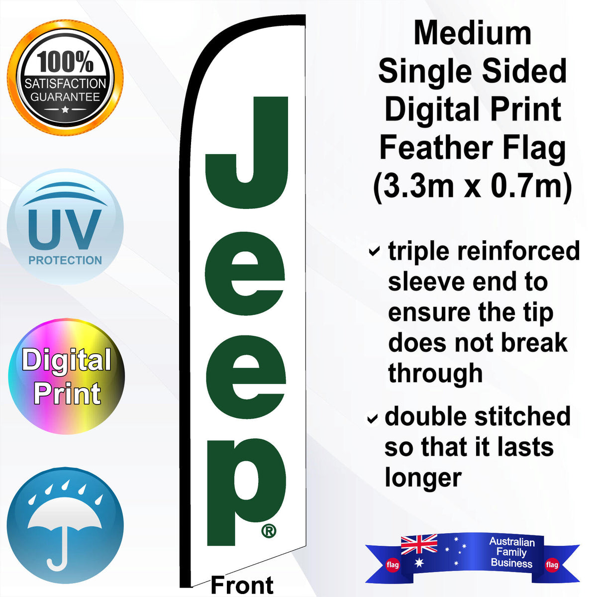 JEEP Feather Flag - Front