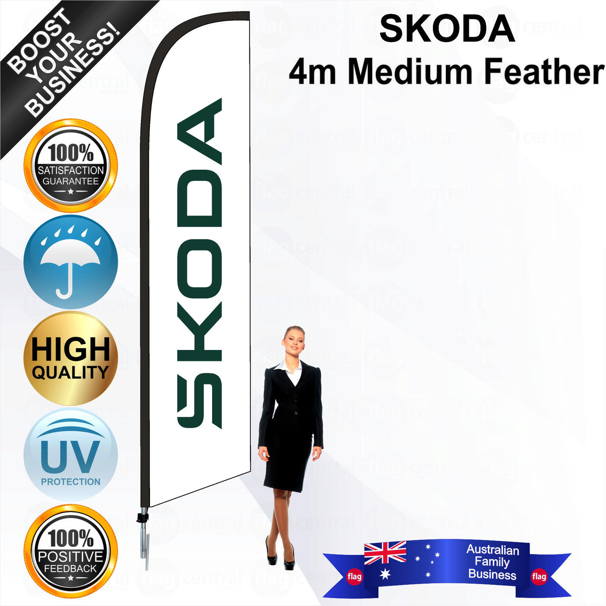 SKODA Feather Flag - Bundle