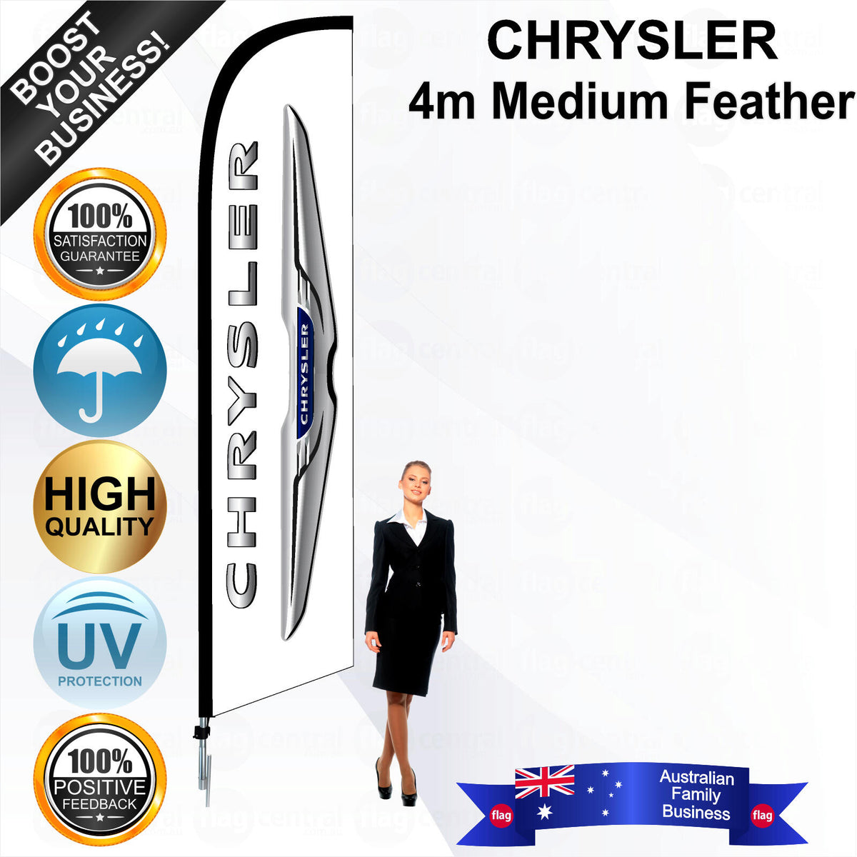 CHRYSLER Feather Flag - Bundle