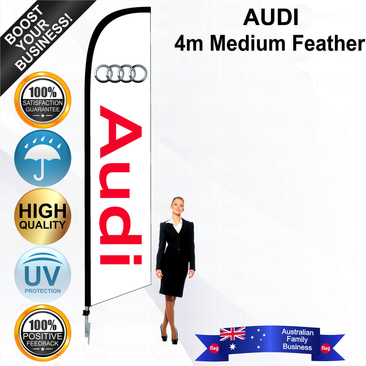 AUDI Feather Flag - Bundle