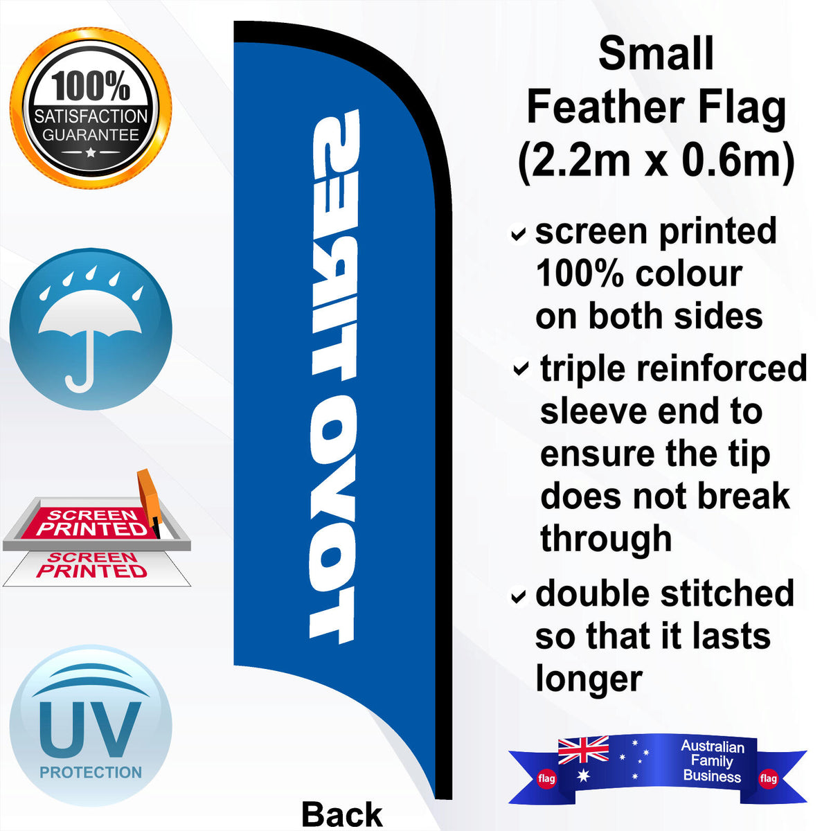 TOYO TIRES CONCAVE Feather Flag - Rear