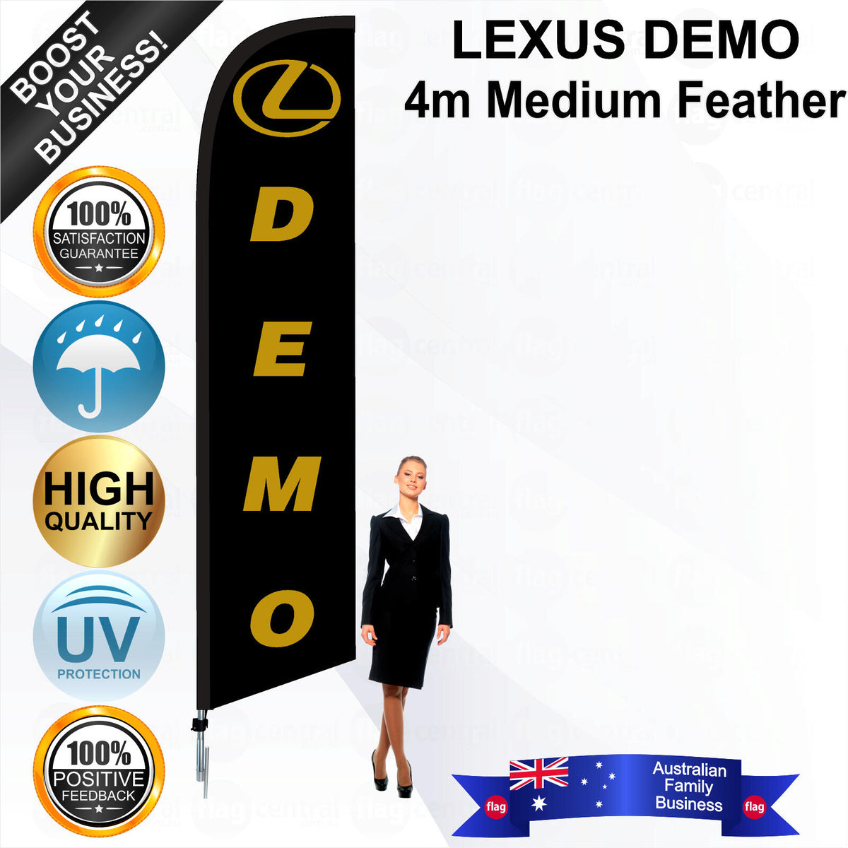 LEXUS DEMO Feather Flag - Bundle