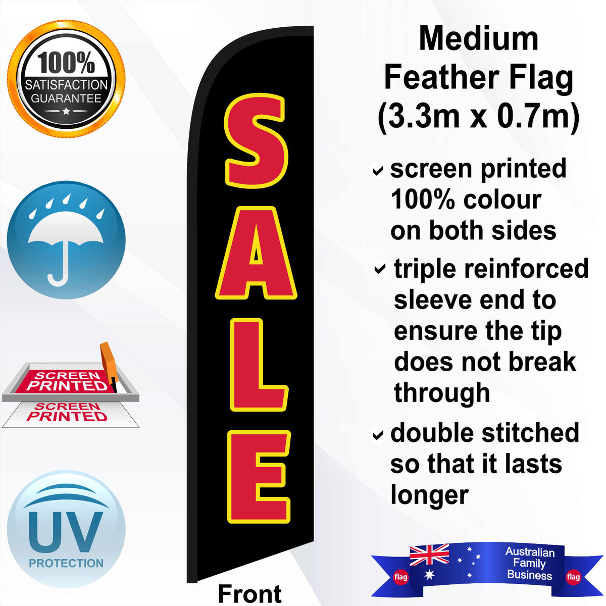 SALE Feather Flag - Front