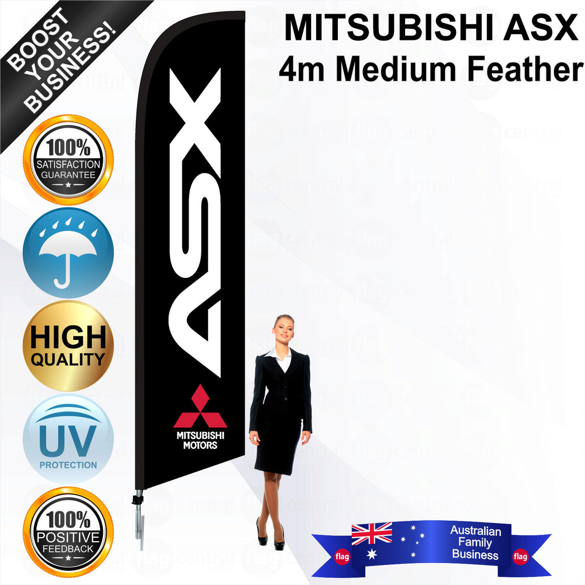 MITSUBISHI ASX Feather Flag - Bundle