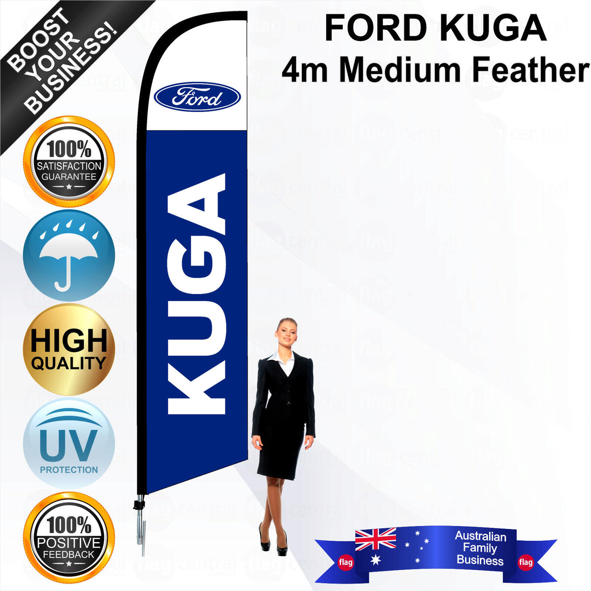 FORD KUGA Feather Flag - Bundle