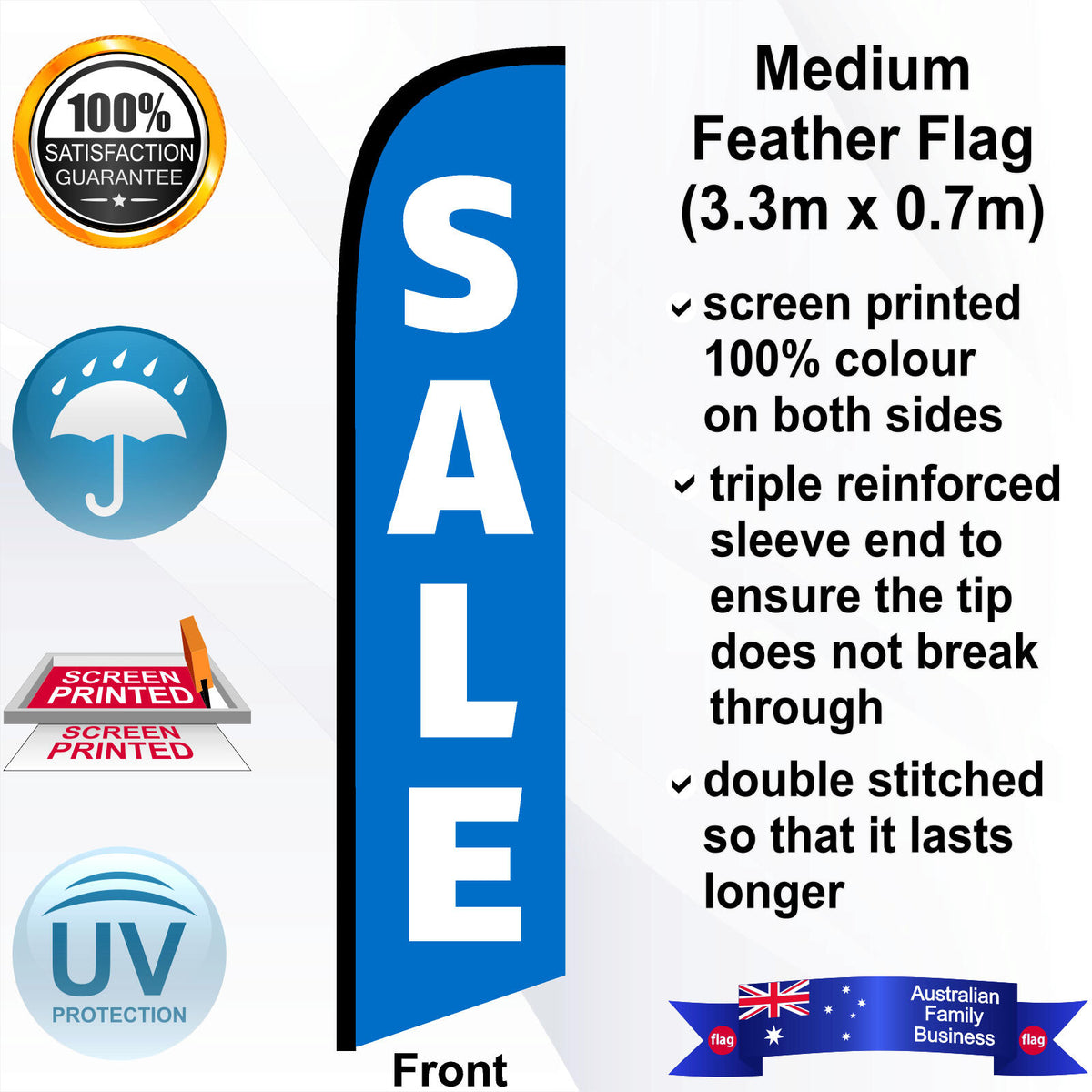 SALE Feather Flag - Front