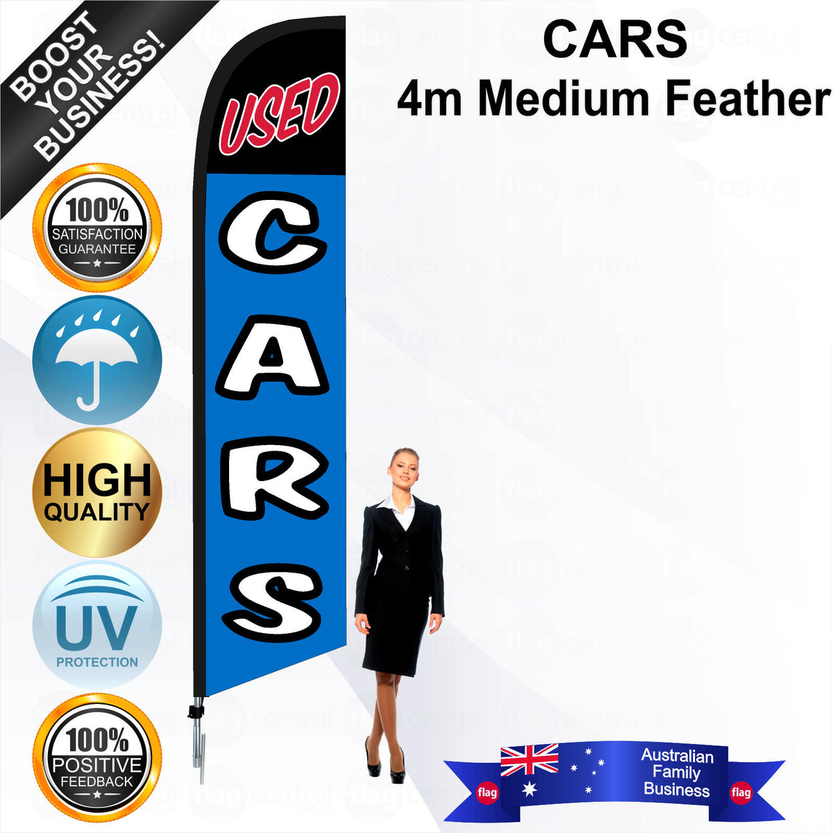 USED CARS Feather Flag - Bundle