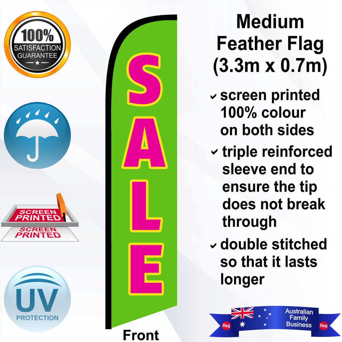 SALE Feather Flag - Front