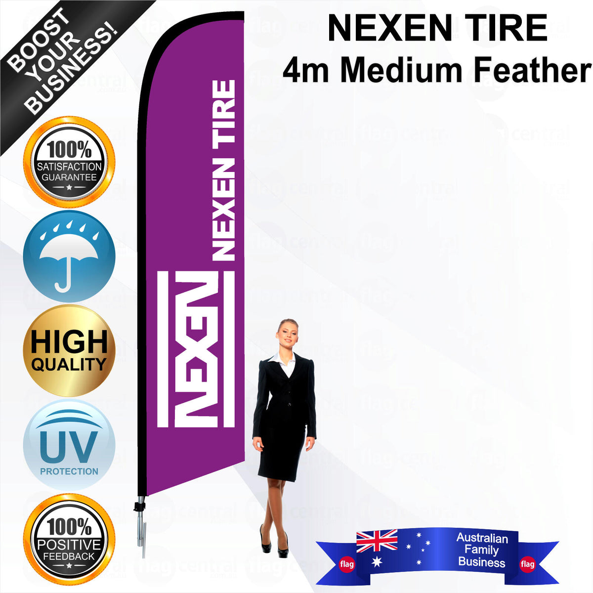 NEXEN TIRE Feather Flag - Bundle