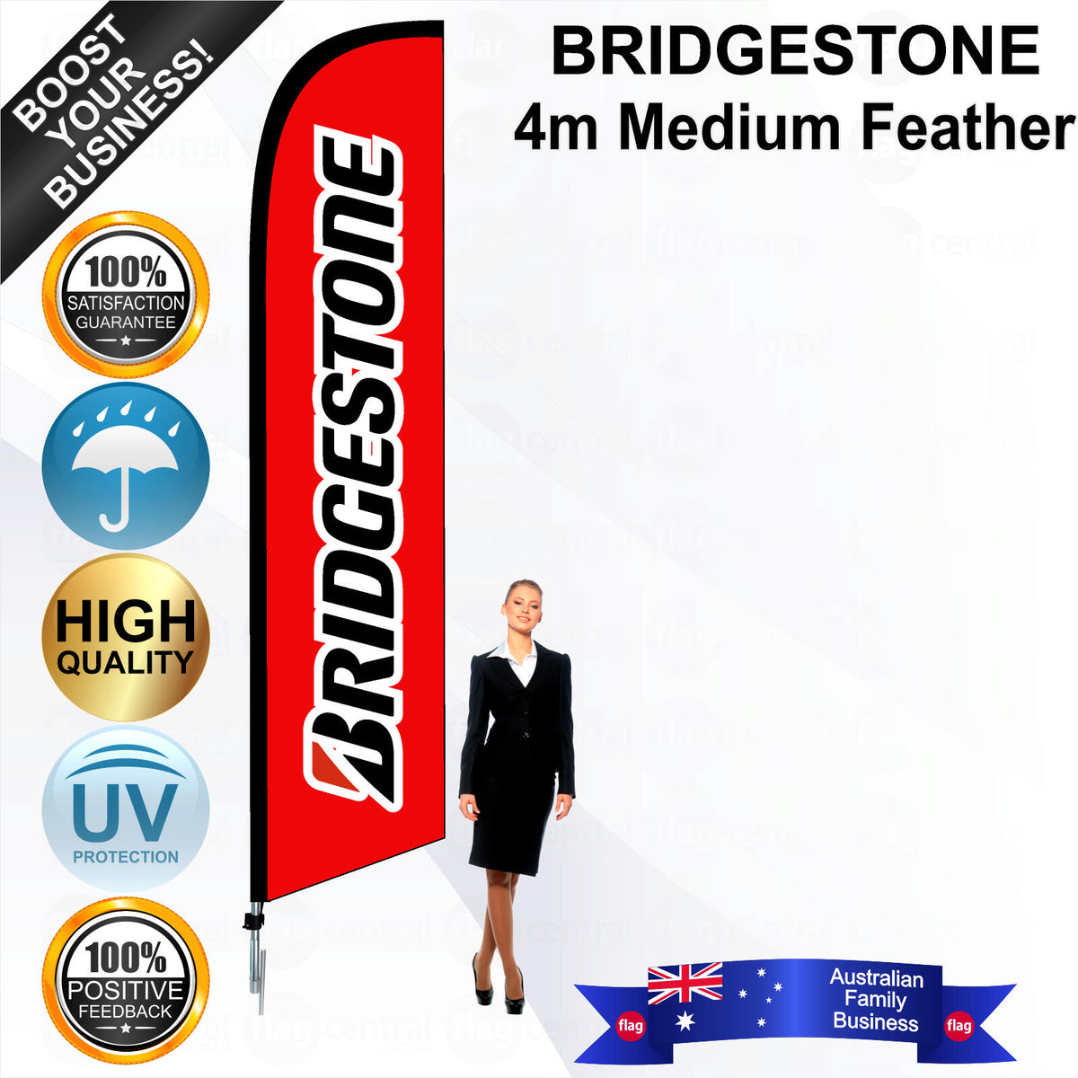 BRIDGESTONE Feather Flag - Bundle