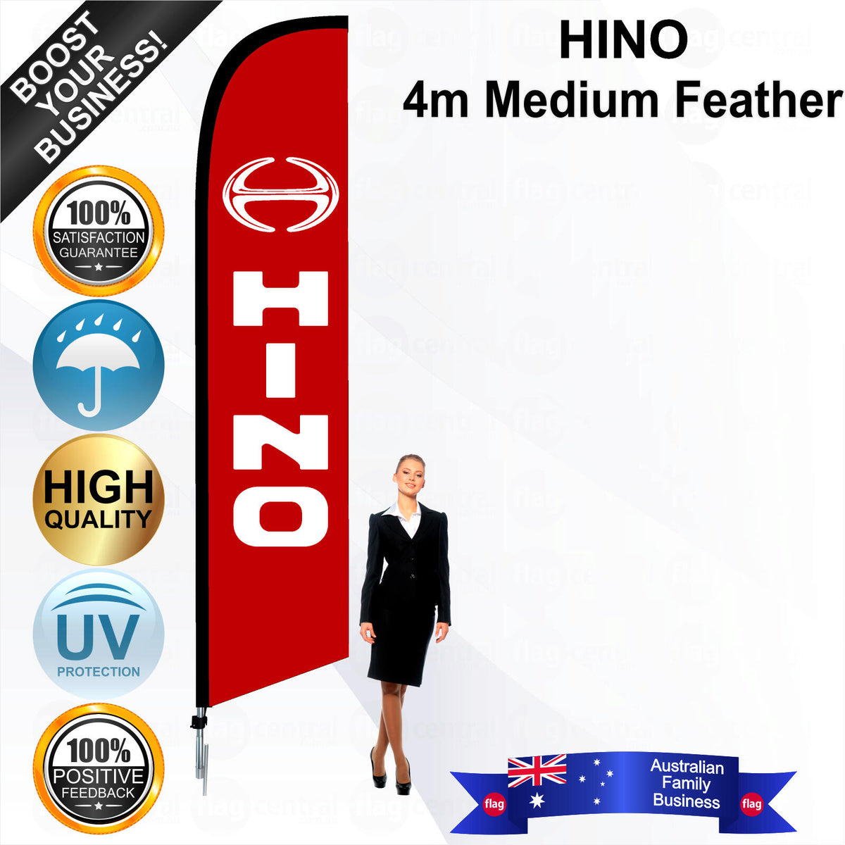 HINO Feather Flag - Bundle
