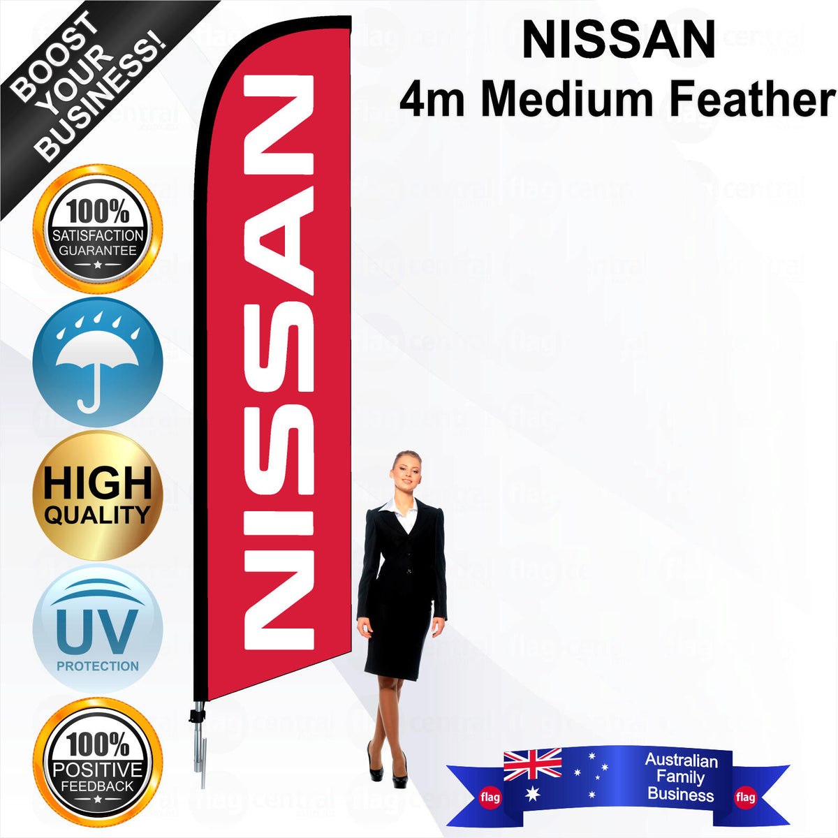 NISSAN Feather Flag - Bundle