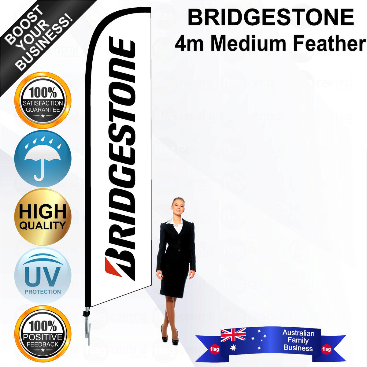 BRIDGESTONE Feather Flag - Bundle