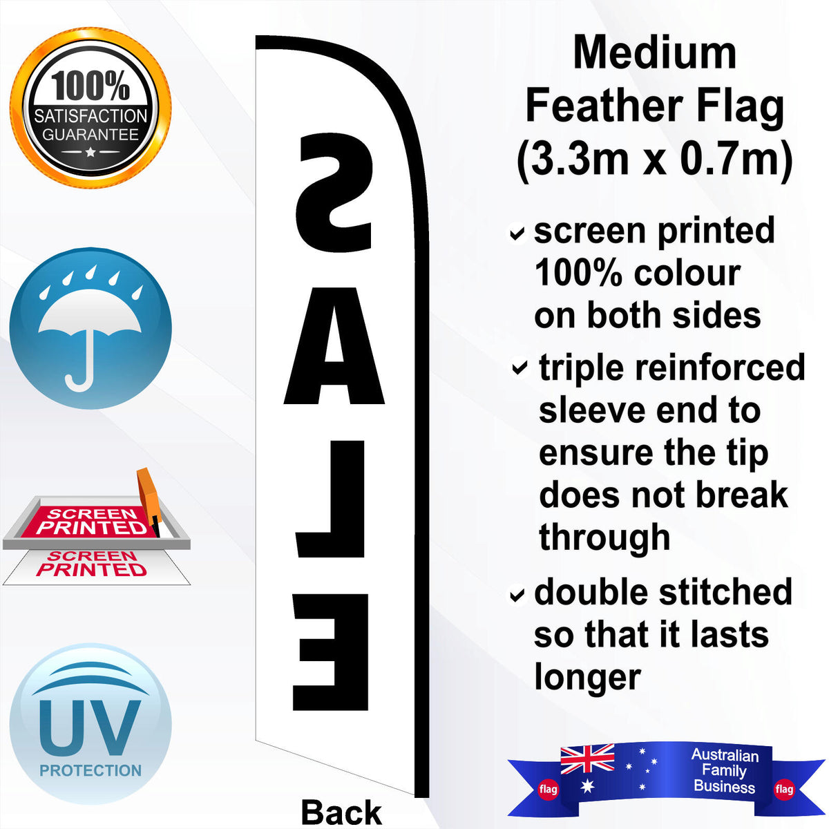 SALE Feather Flag - Rear