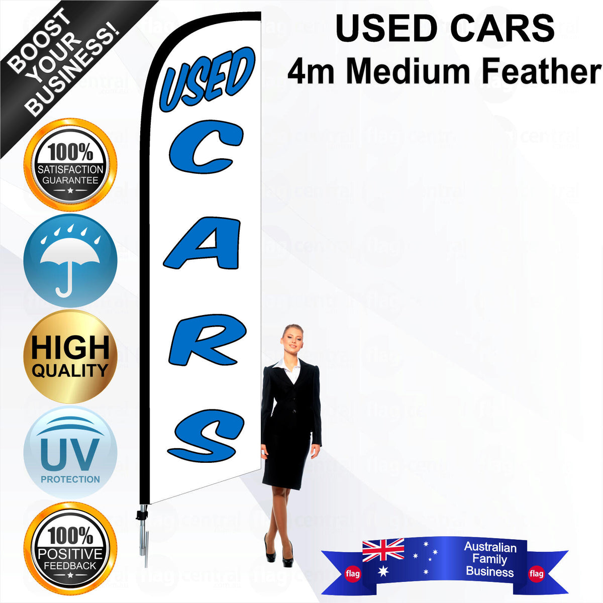 USED CARS Feather Flag - Bundle