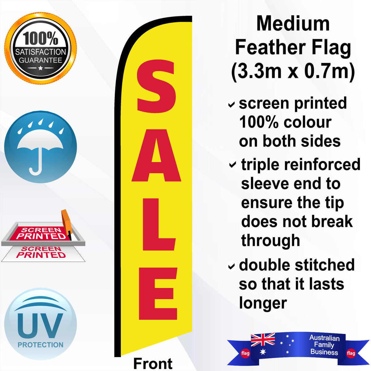 SALE Feather Flag - Front