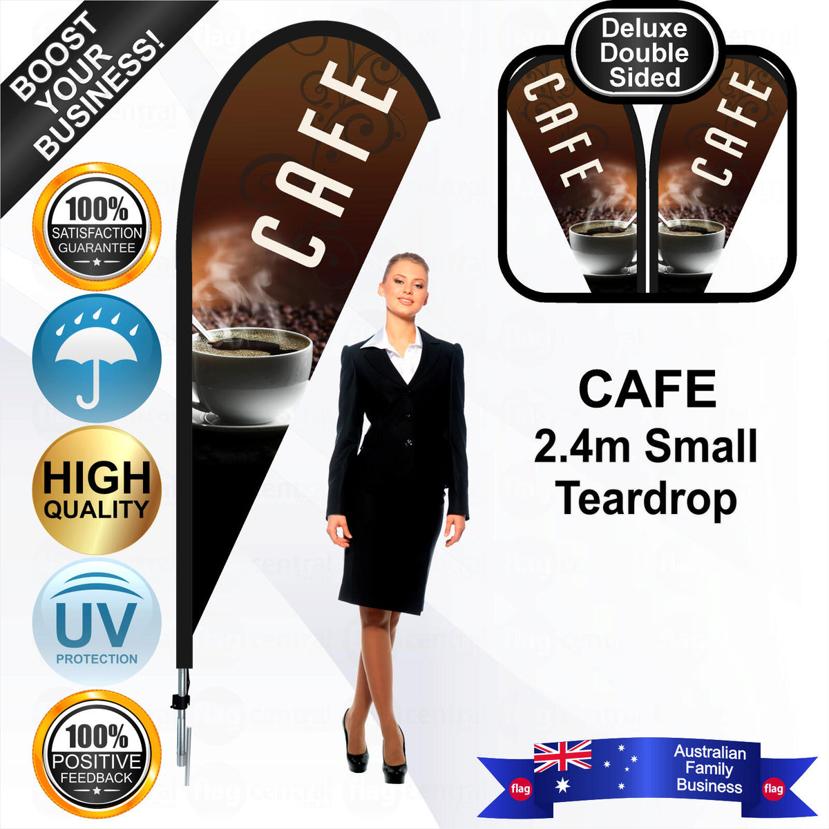 CAFE Teardrop Flag - Bundle