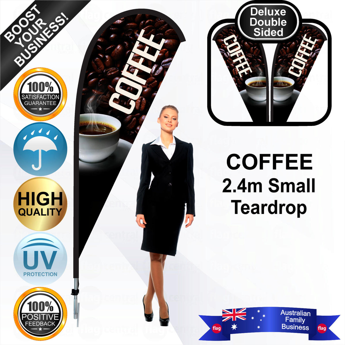 COFFEE Teardrop Flag - Bundle