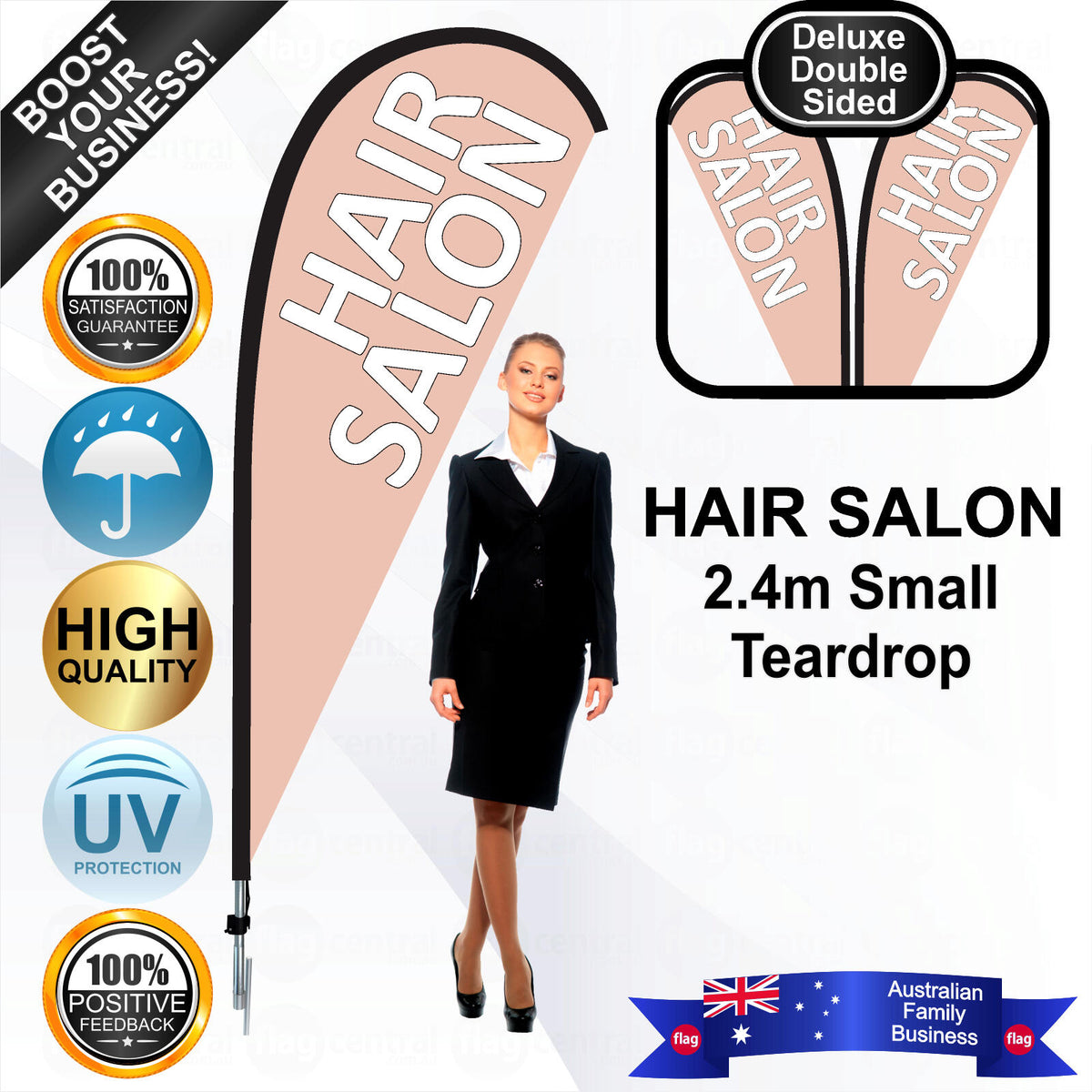 HAIR SALON Teardrop Flag - Bundle