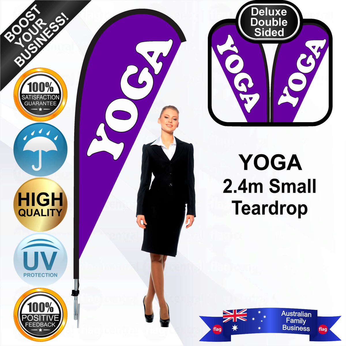 YOGA Teardrop Flag - Bundle