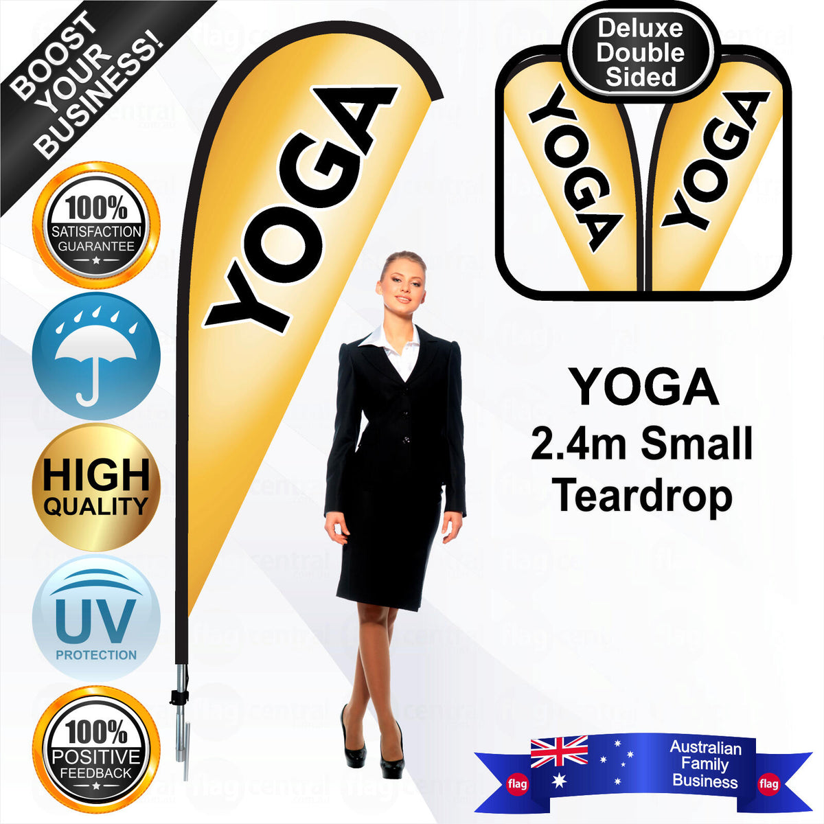 YOGA Teardrop Flag - Bundle