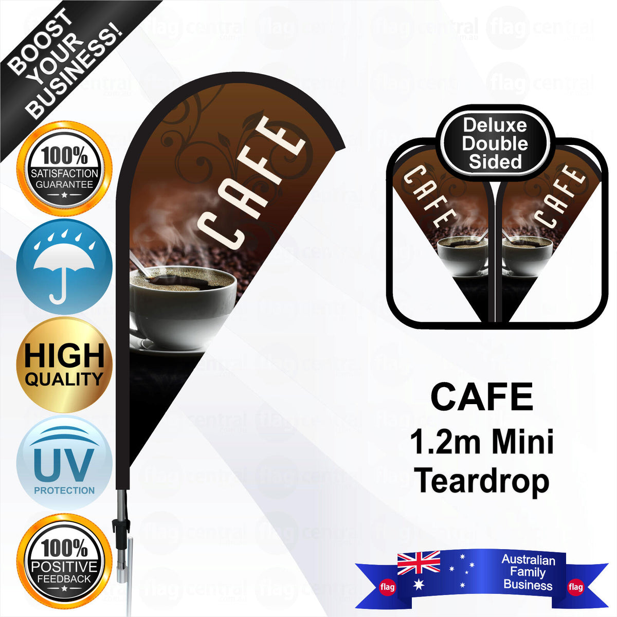 CAFE Teardrop Flag - Bundle