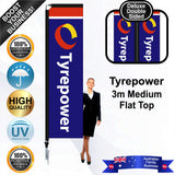 Tyrepower Flat Top Flag - Bundle