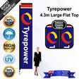Tyrepower Flat Top Flag - Bundle
