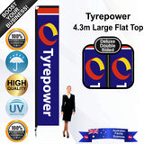 Tyrepower Flat Top Flag - Bundle