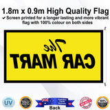 THE CAR MART Rectangle Flag - Rear