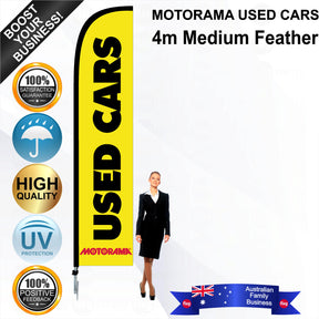 MOTORAMA USED CARS Feather Flag - Bundle