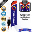Tyrepower Feather Flag - Bundle