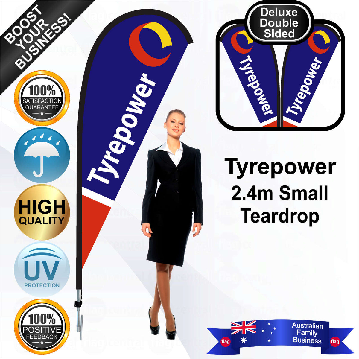Tyrepower Teardrop Flag - Bundle