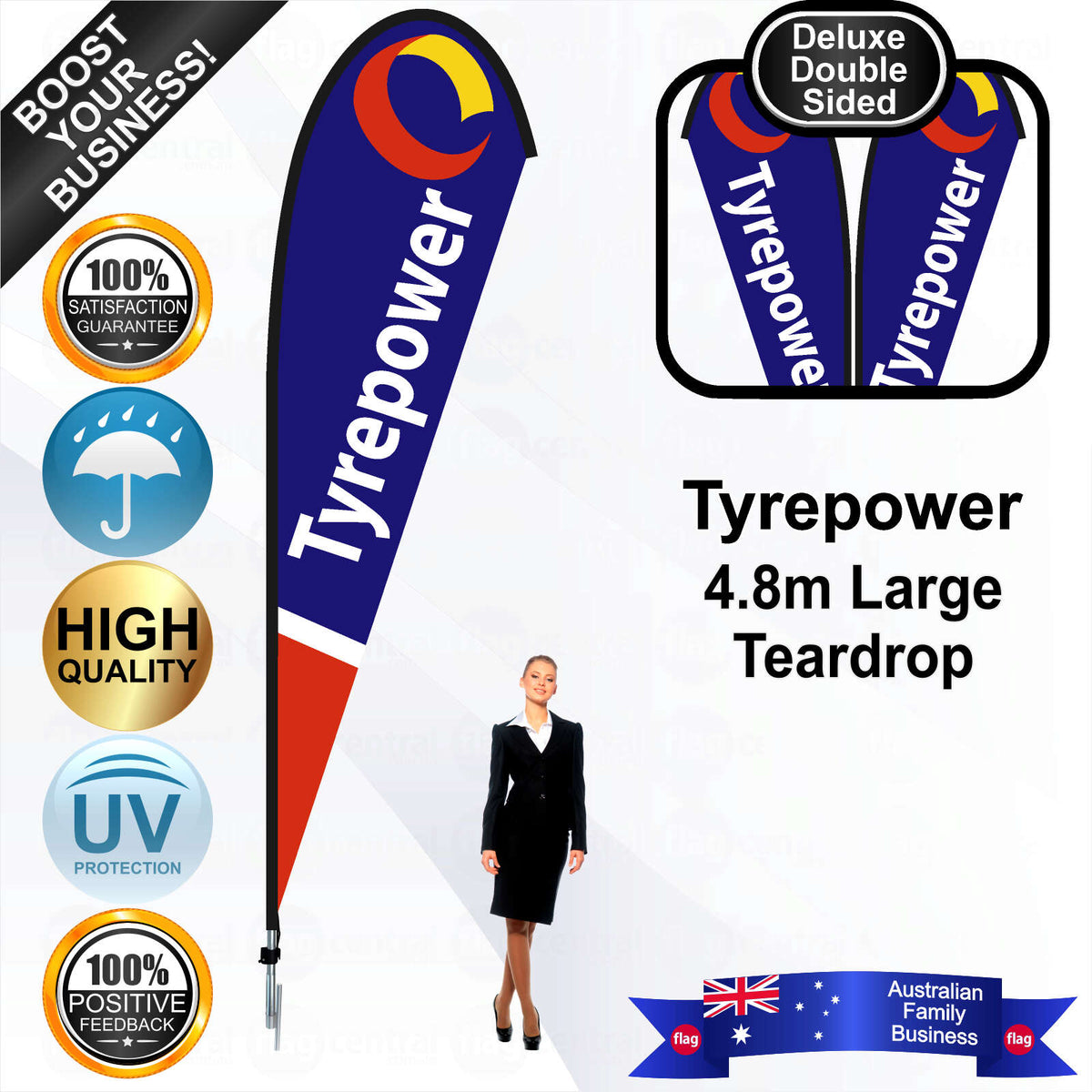 Tyrepower Teardrop Flag - Bundle