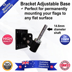 Bracket Adjustable Flag Banner Base