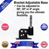Bracket Adjustable Flag Banner Base - Rear