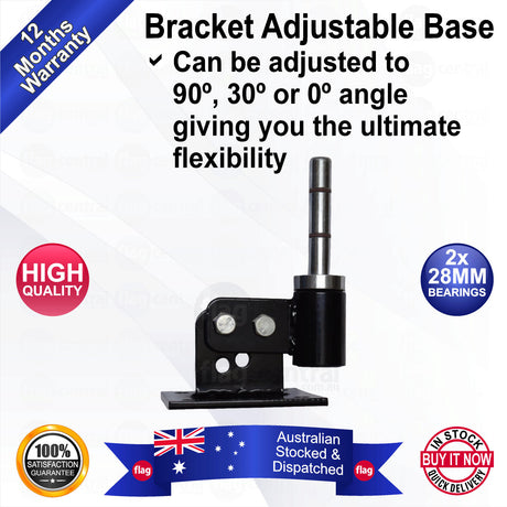 Bracket Adjustable Flag Banner Base - Rear